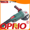 Hoprio การแข่งขันโรงงานเครื่องบดมุมไร้แปรงถ่านขนาด 6 นิ้วสำหรับโรงงาน