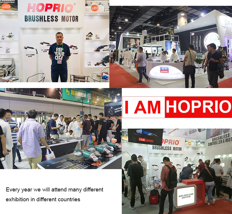 Smerigliatrice angolare Brushless Hoprio da 6 pollici in vendita per costruttori per lavoratori