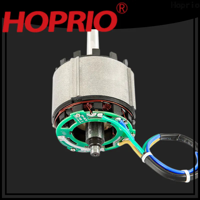 Motor dc kecekapan tinggi Hoprio disesuaikan untuk perkakas rumah