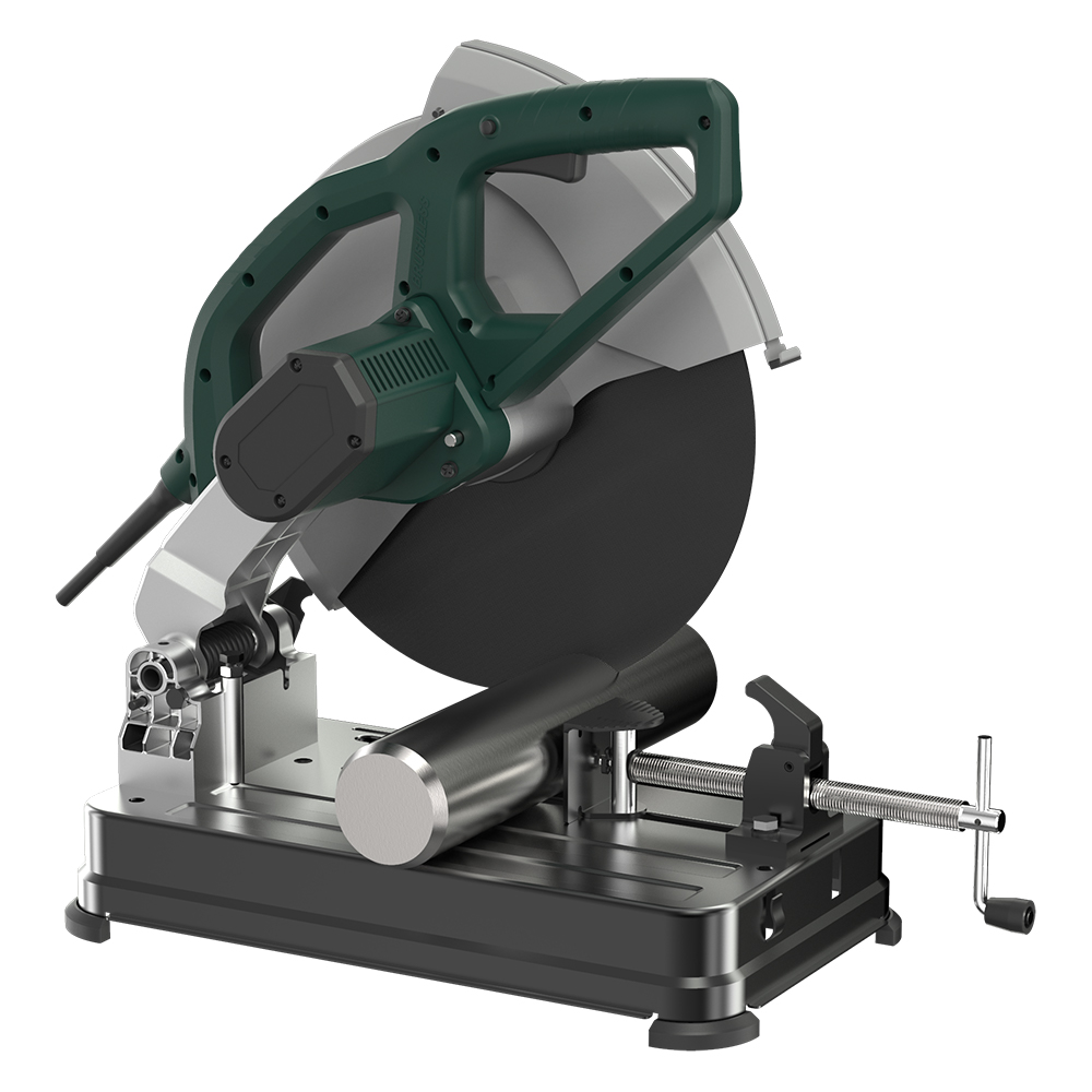 HOPRIO J1G-355YE2 Brushless Steel Cutting Saw - High- Speed ​​Production Workhorse for Metal Fabrication