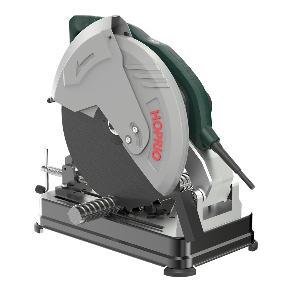 HOPRIO J1G-355YE2 Brushless Steel Cutting Saw - High- Speed ​​Production Workhorse for Metal Fabrication